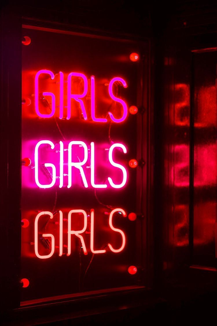 Neon 'Girls' Sign