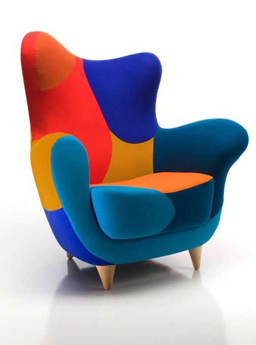 Colorful Patchwork Armchair