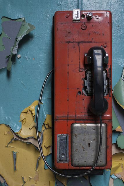 Decaying Telephone Booth