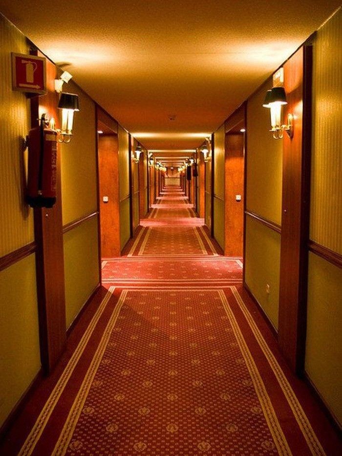 Elegant Hotel Corridor