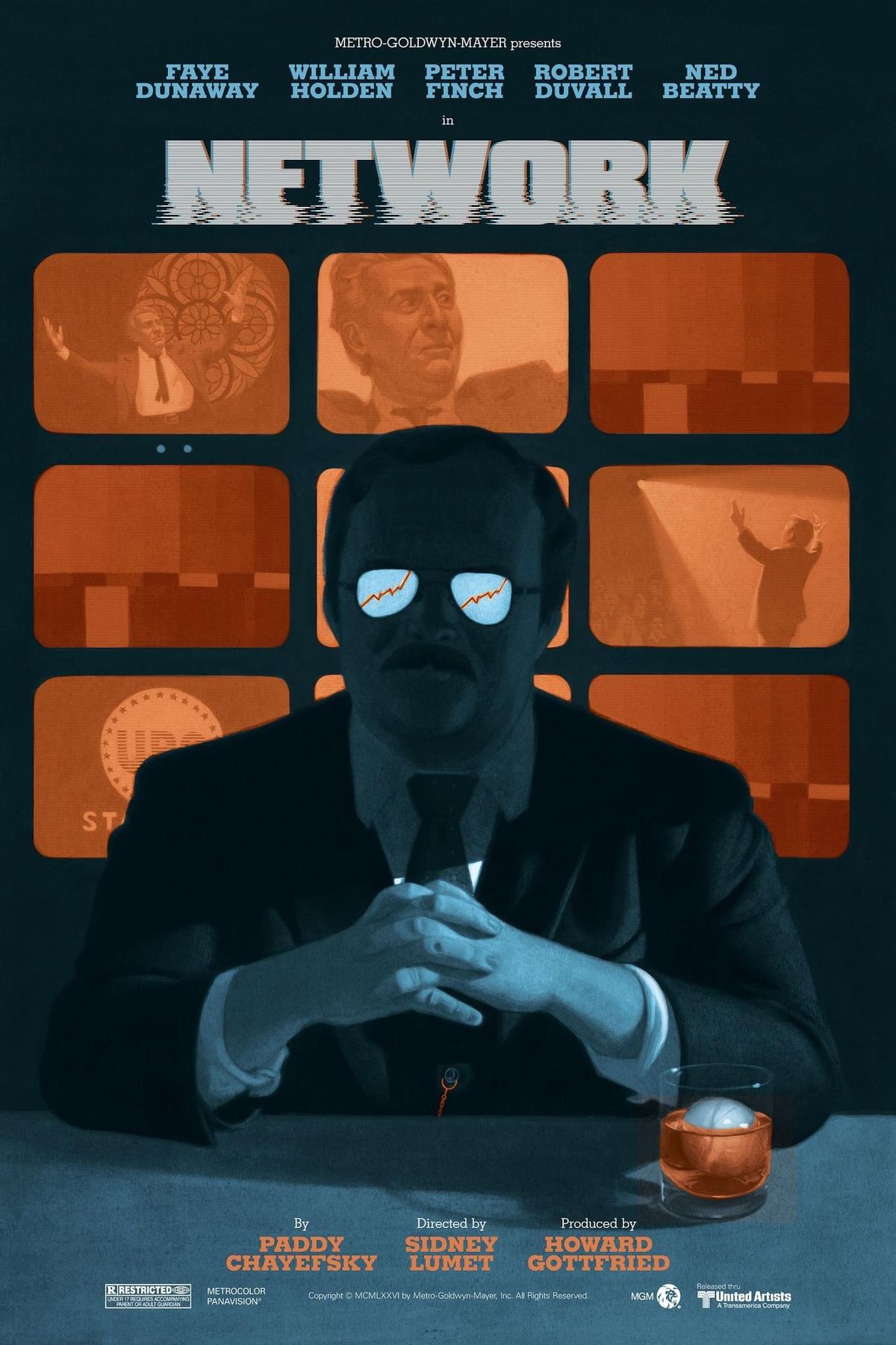 Man in Suit Reflecting