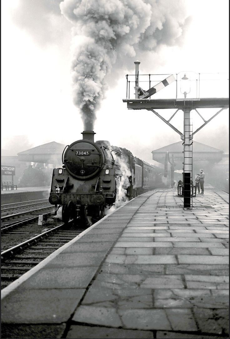 Steam Train at Station