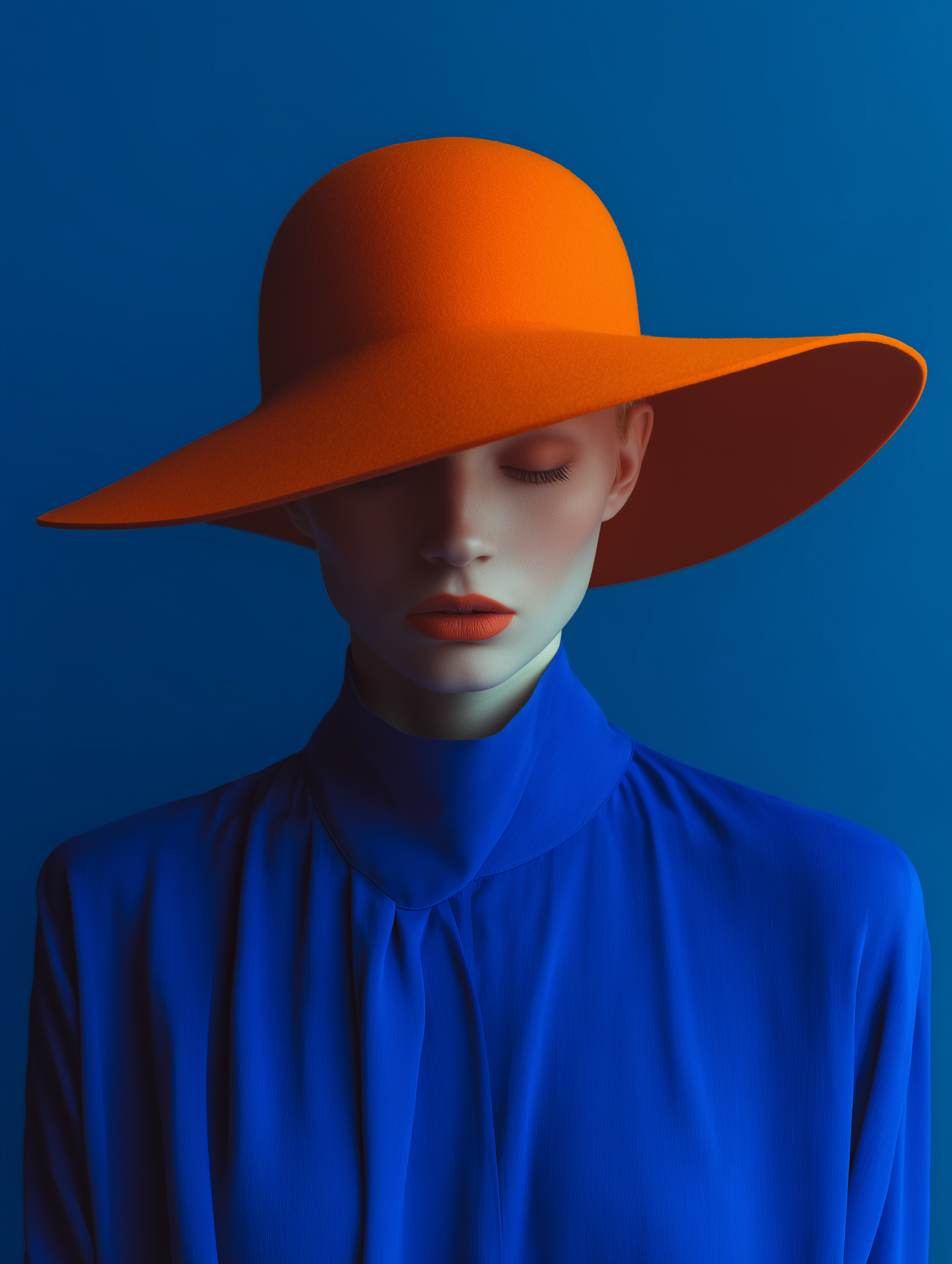 Elegant Orange Hat