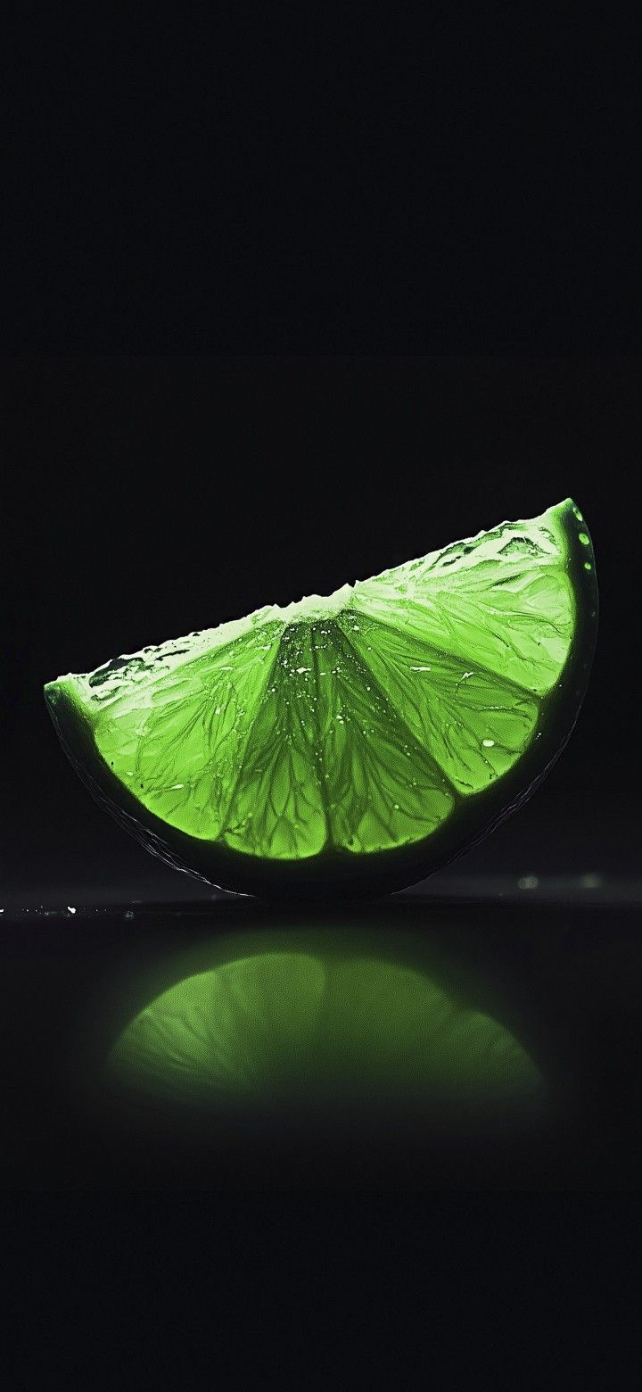 Glowing Lime Slice