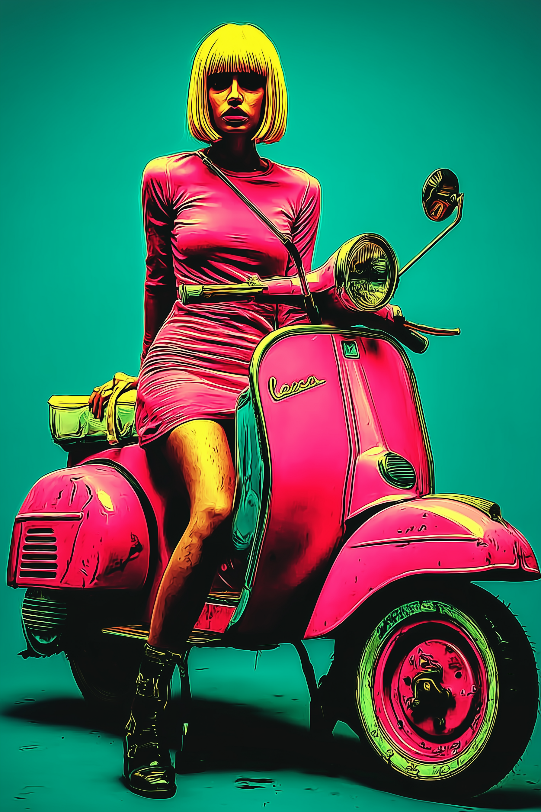Vivid Scooter Ride