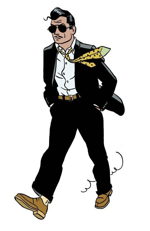 Silhouette of Man in Suit