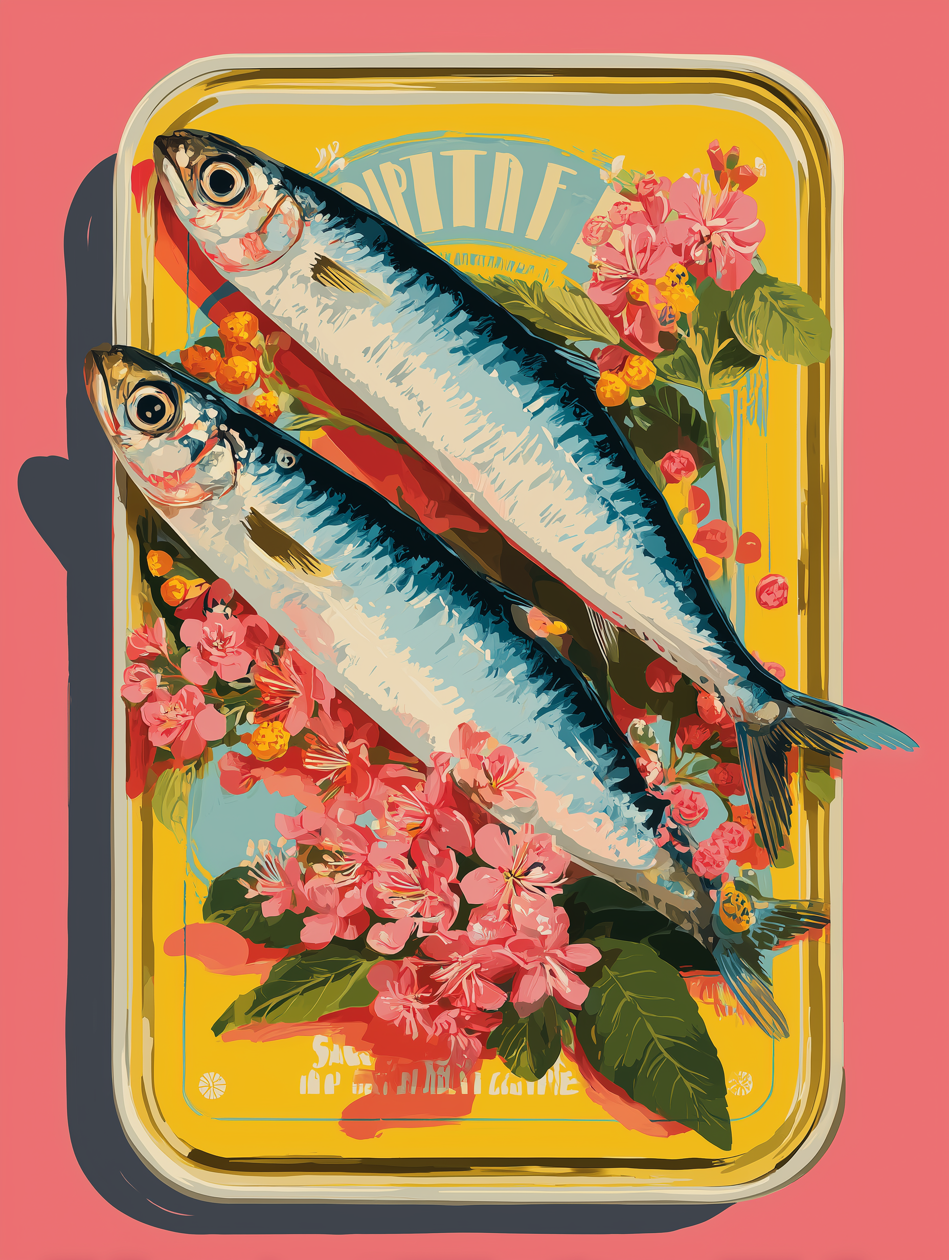 Sardines in Floral Tin