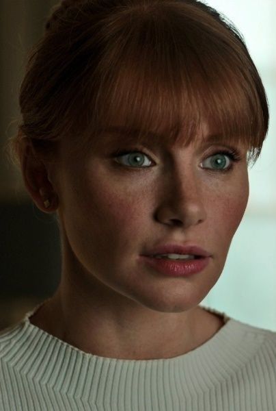 Close-up of a woman with red hair