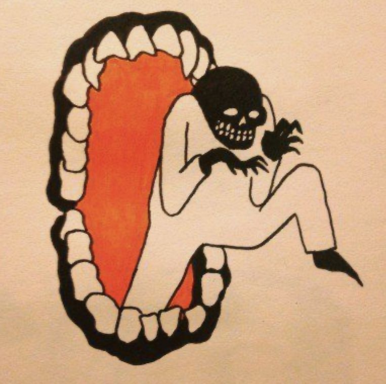 Giant Mouth Eating Person