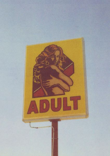 Adult Cartoon Sign