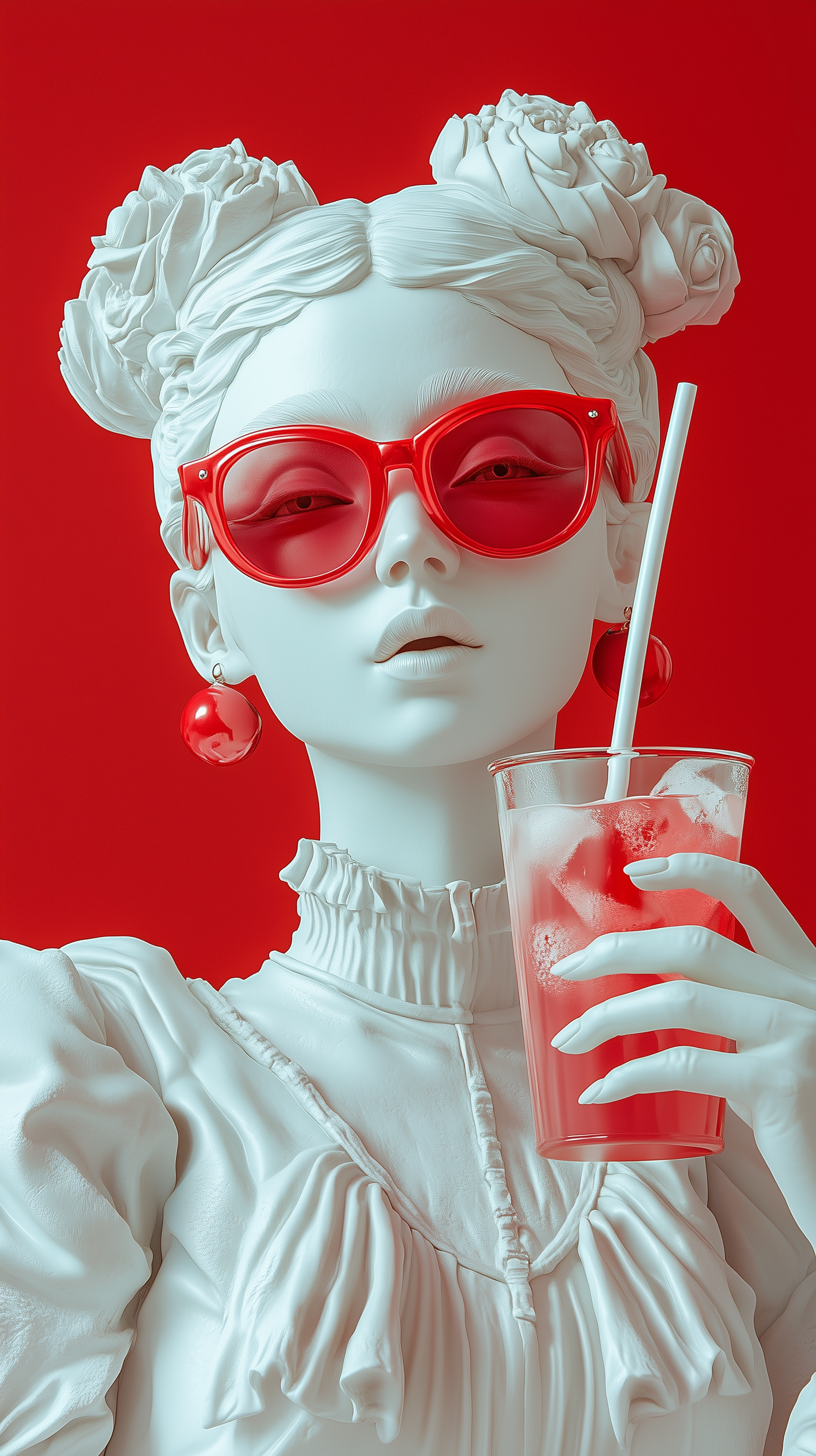 Mannequin in Red Sunglasses