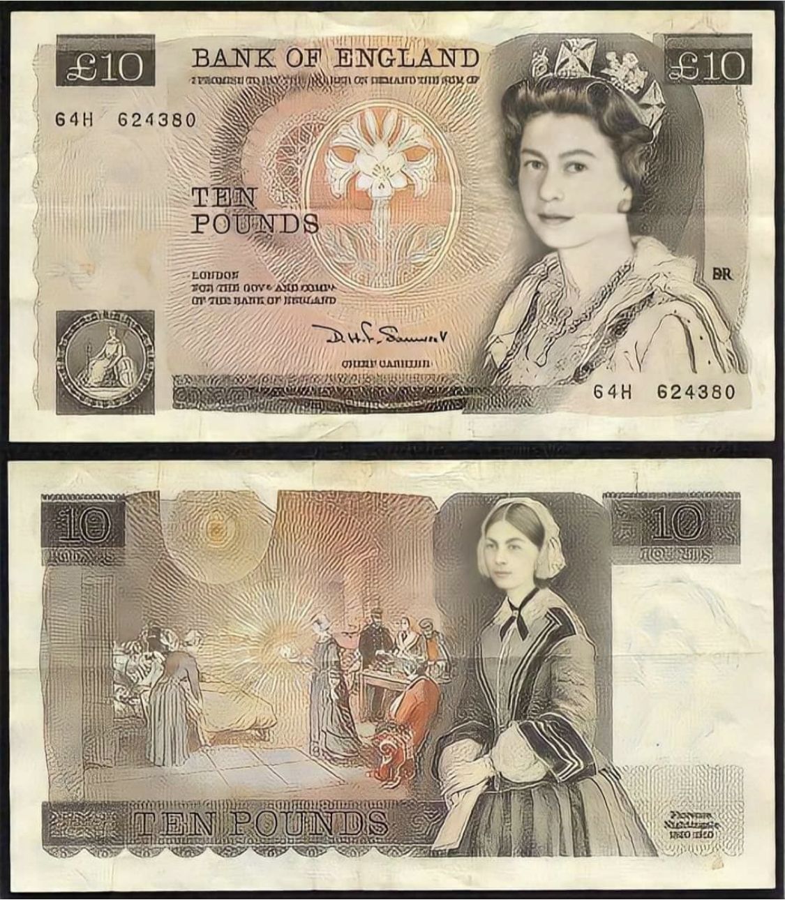 Ten Pounds Banknote