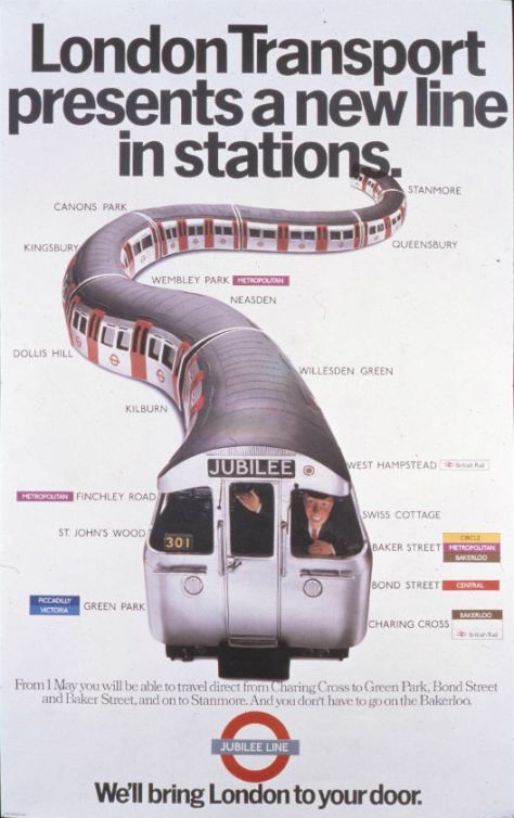 Jubilee Line Tube Map