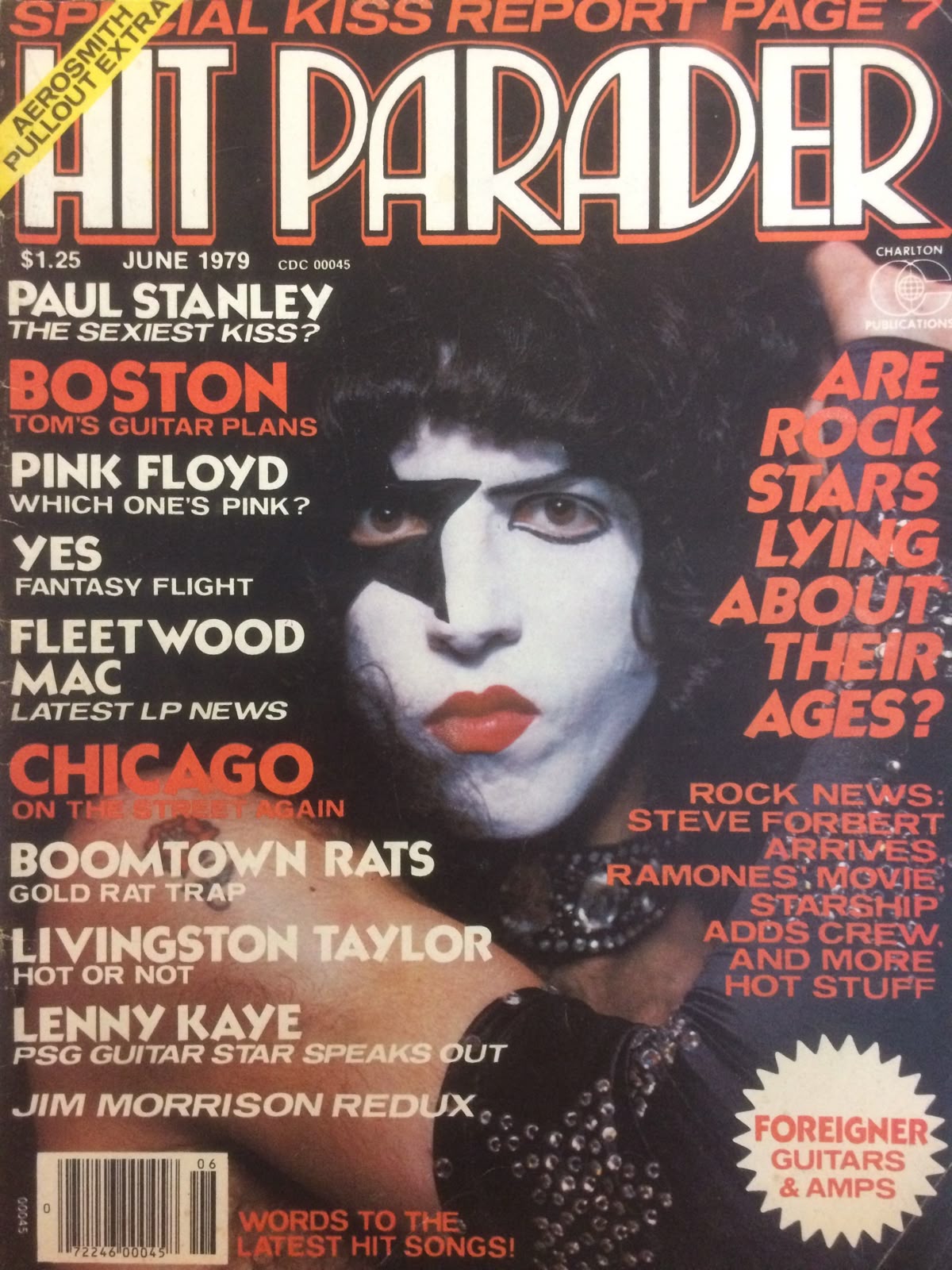 KISS Hit Parader Magazine Cover