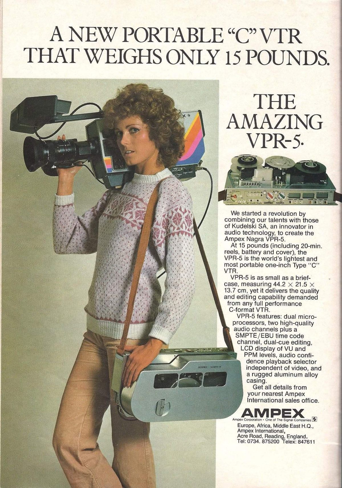 Vintage VPR-5 Camera Ad