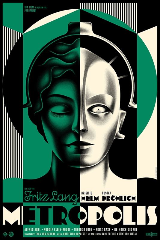 Futuristic Art Deco Woman