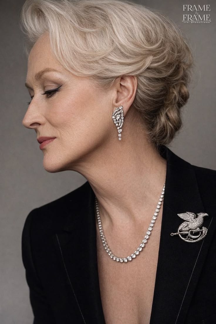 Elegant Woman in Formal Wear