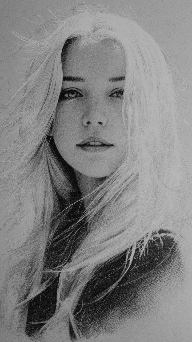 Blonde Hair Sketch