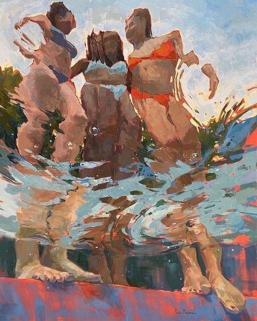 Swimmers in the Pool