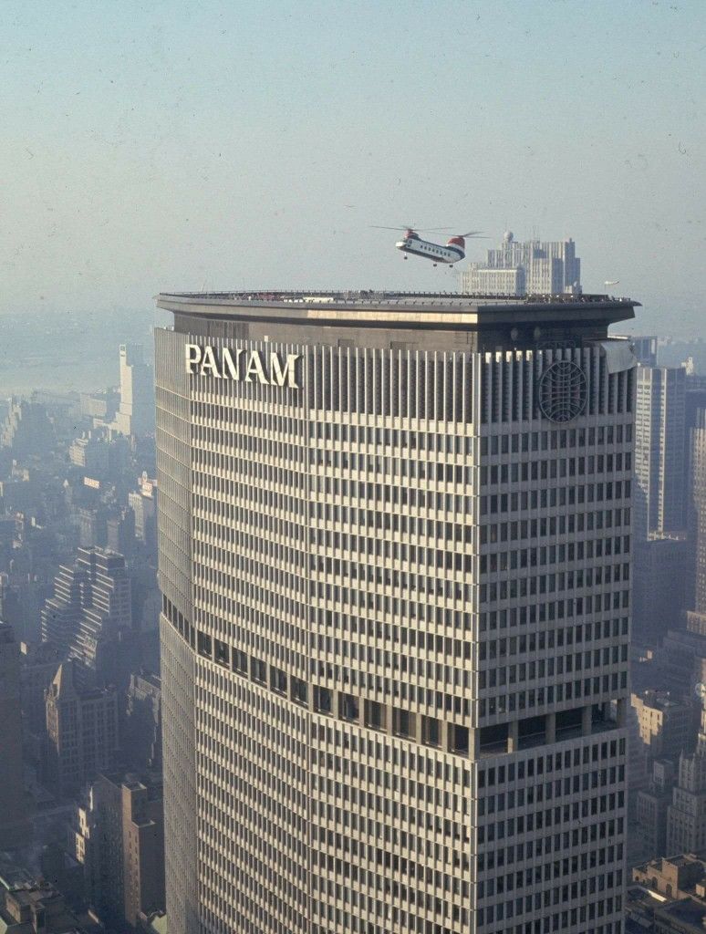 Pan Am Building with Helicopter