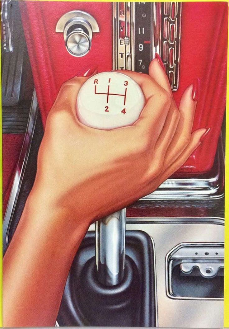 Hand on Gear Shift