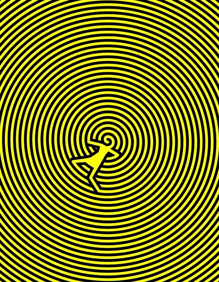 Spiral Maze Illusion