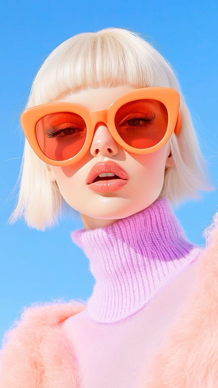 Pastel Fashion Portrait