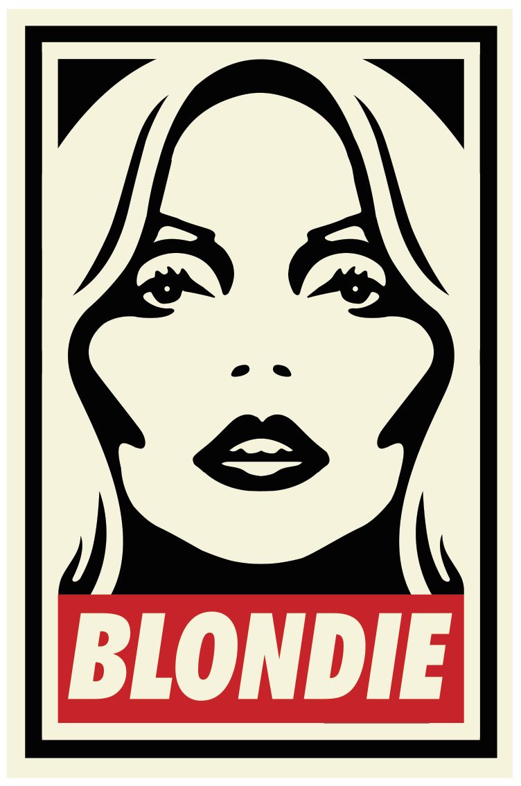 Blondie Pop Art Portrait