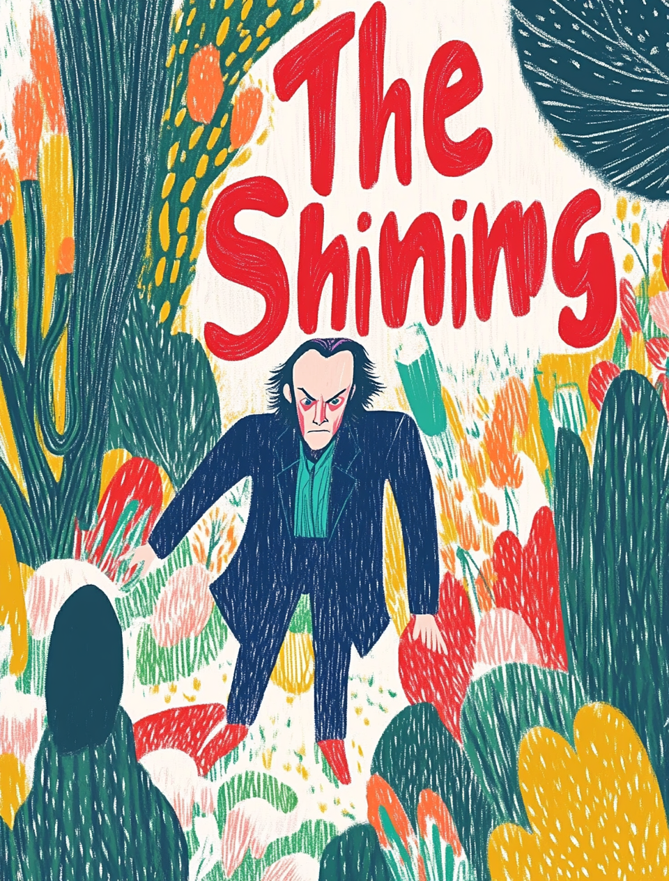 Im fine Illustrated movie poster for The Shining written with f 3fd3c35d 74c2 45c0 9a37 22a8a796e498