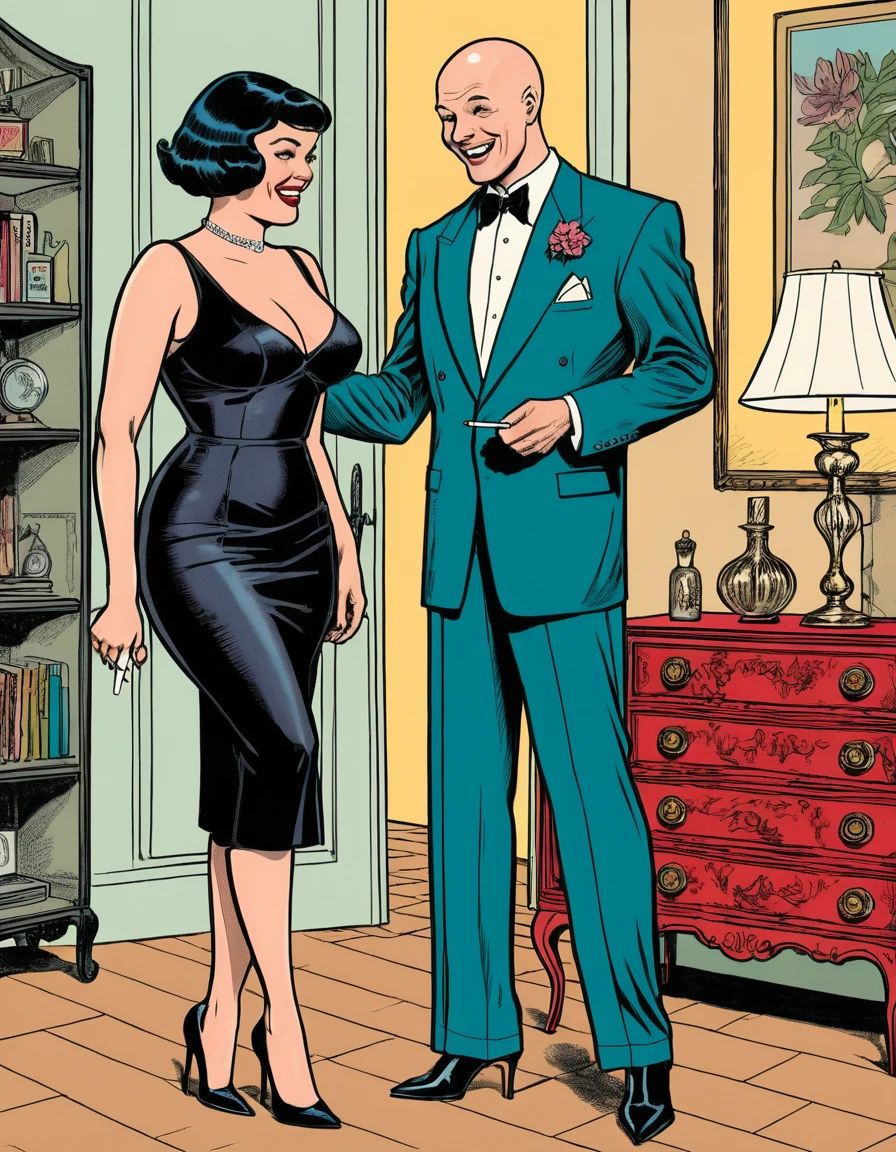 Elegant Couple in Formal Wear