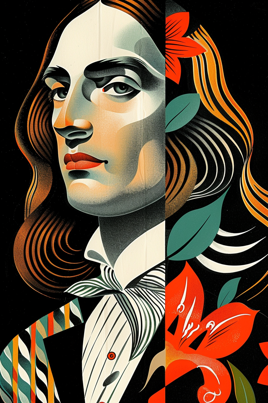Abstract Portrait of a Man