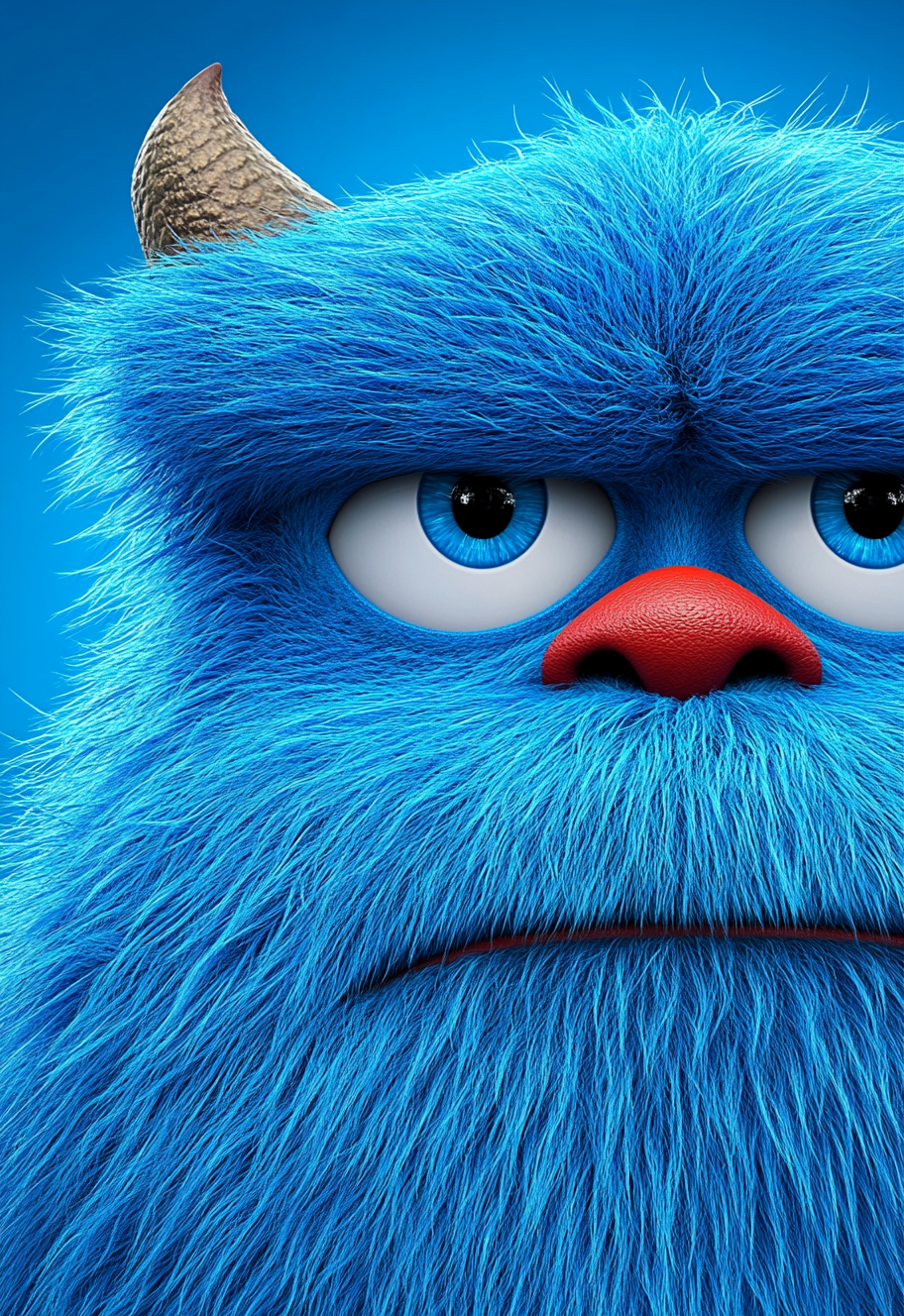 Blue Fur Monster