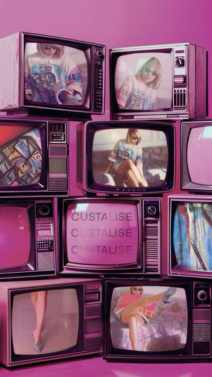 Pink TV Wall Customise