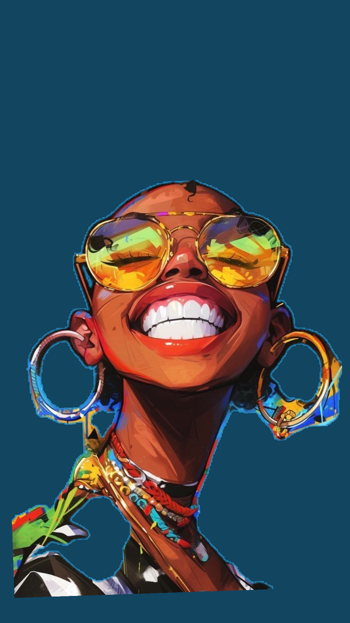 Colorful Pop Art Portrait
