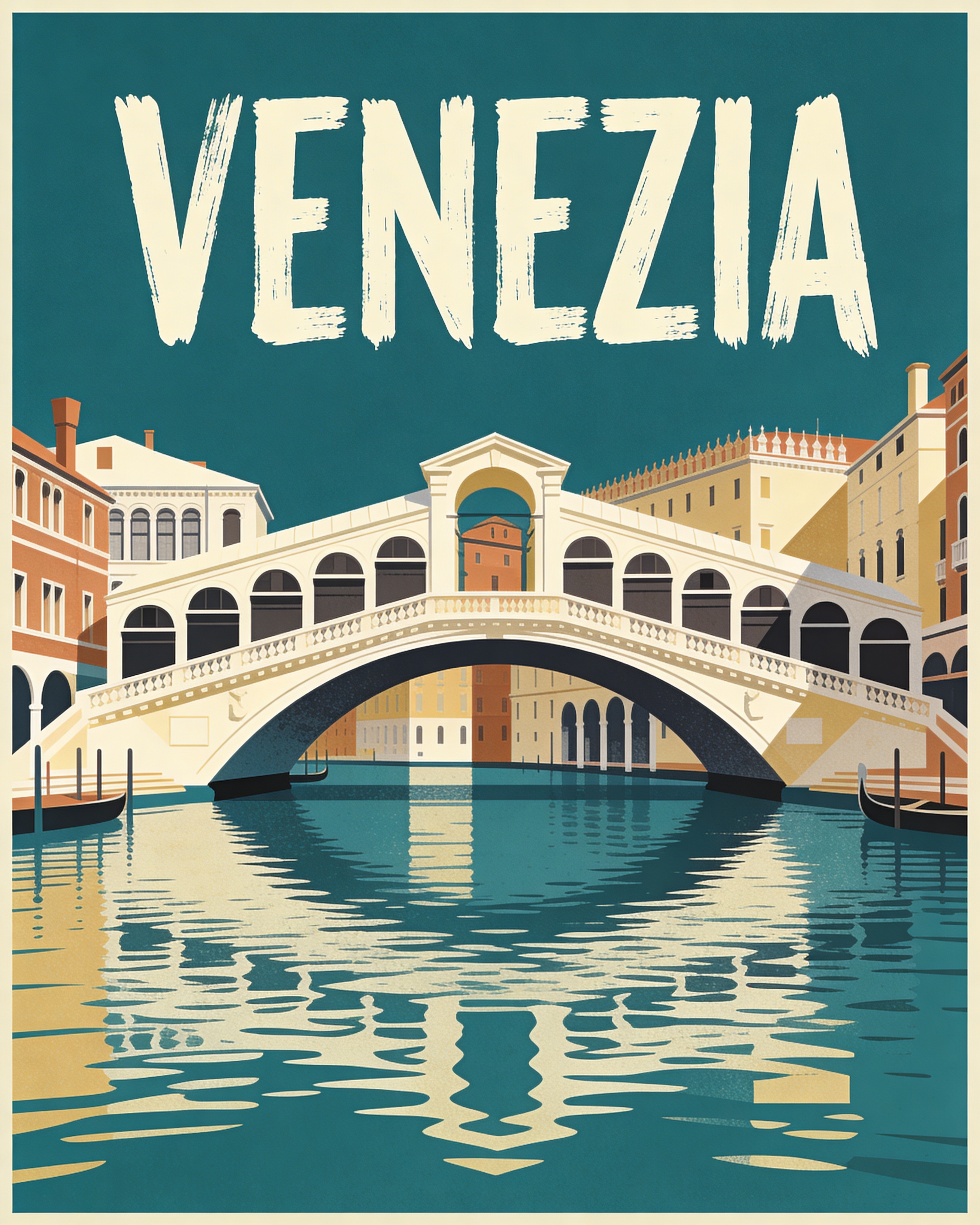 Venezia Bridge Poster
