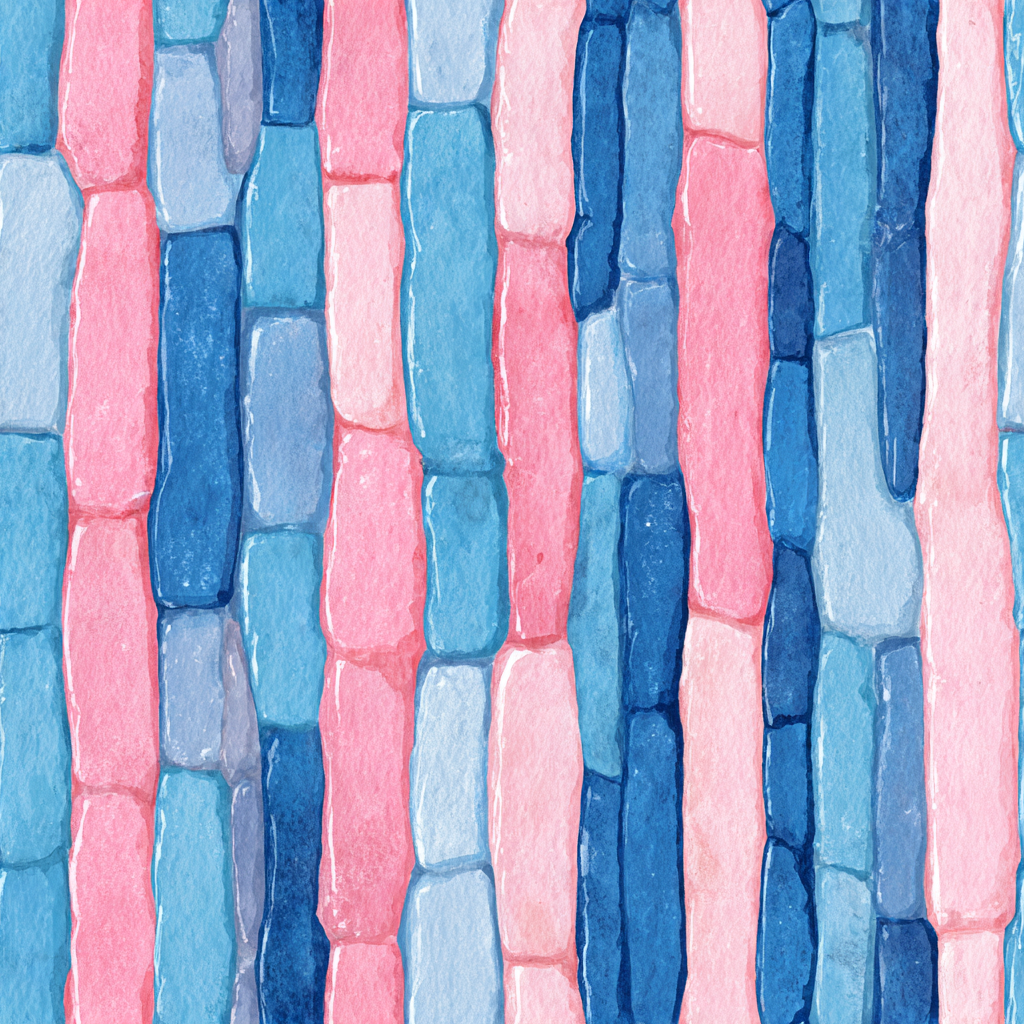 Abstract Watercolor Tiles
