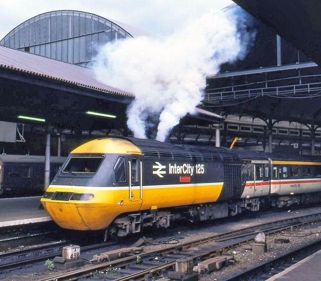 Steam Train at Station
