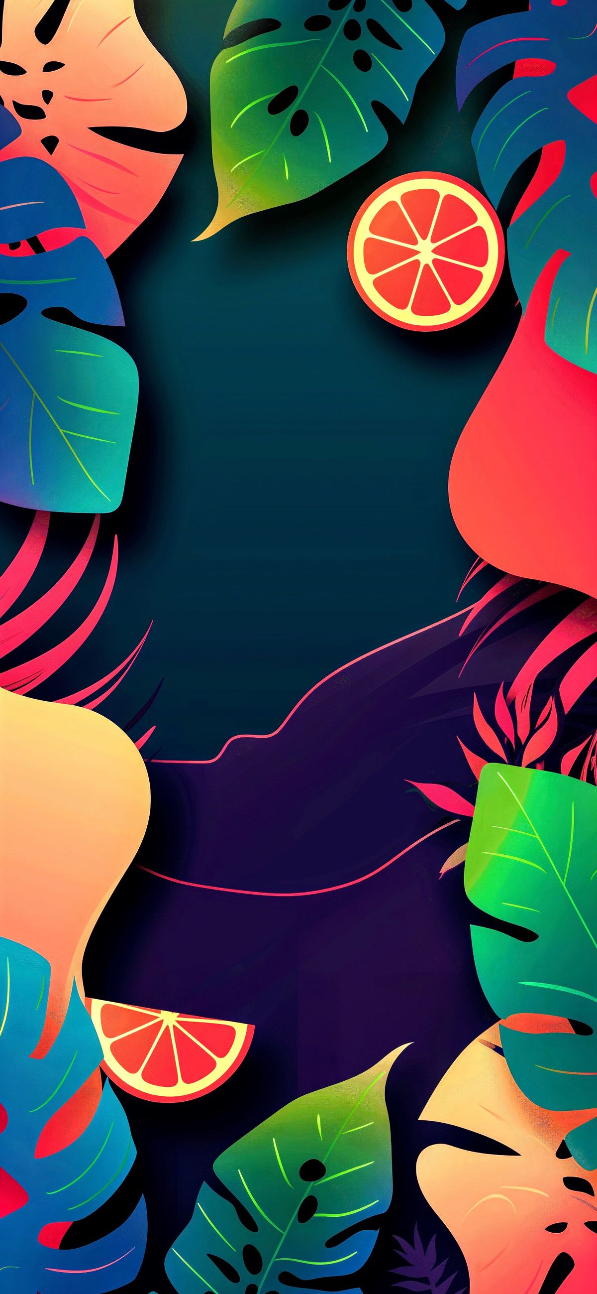 Abstract Artwork with Vibrant Colors