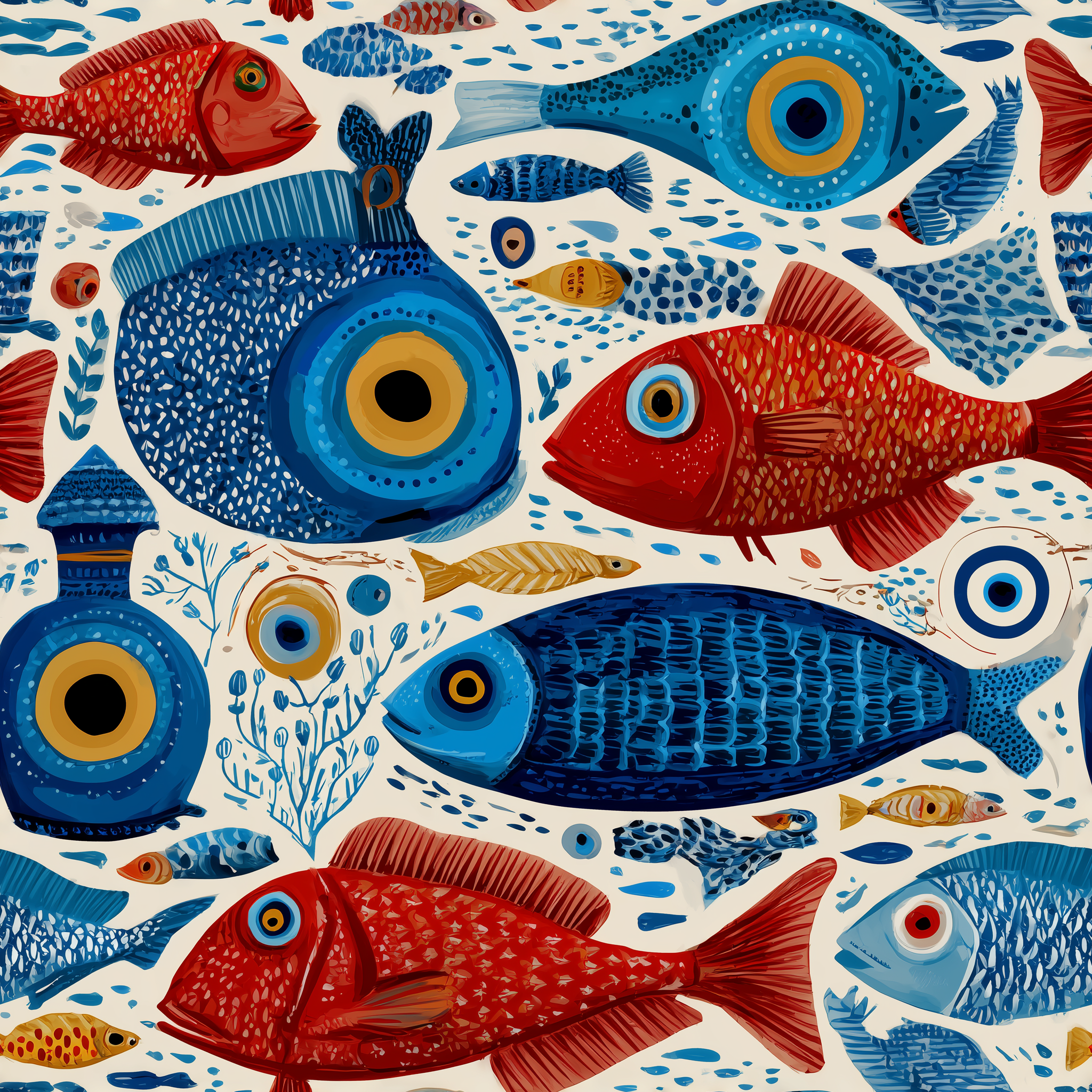 Colorful Fish Pattern