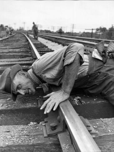Railroad Worker Struggling