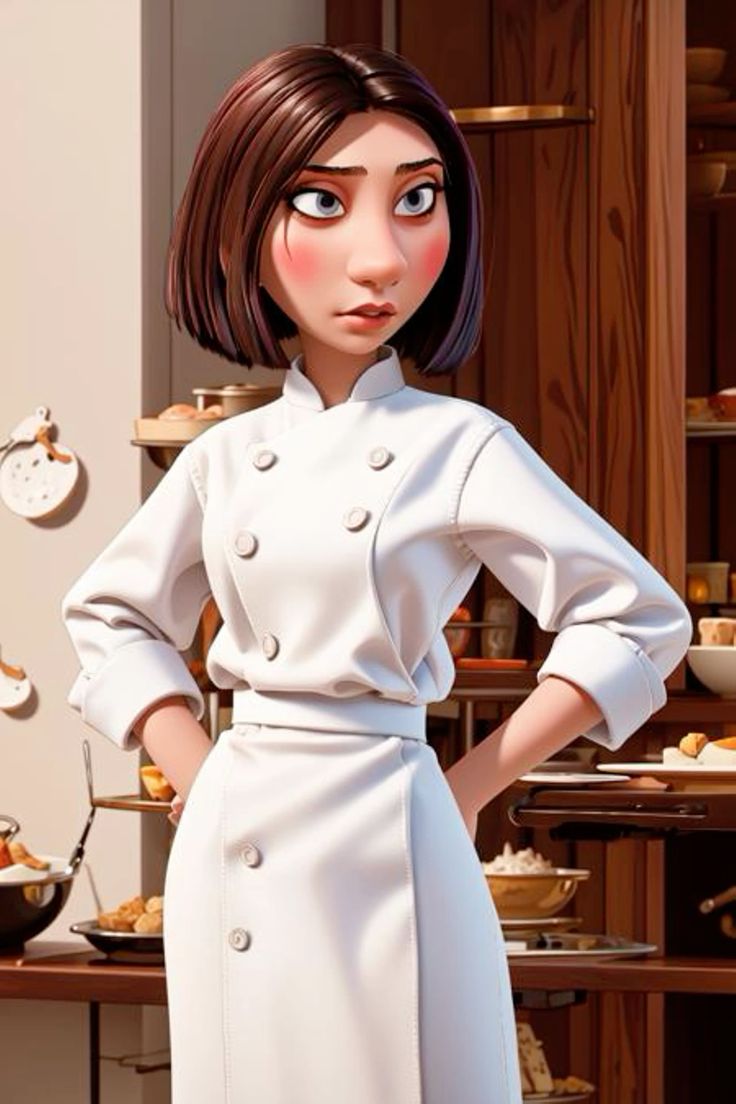 Chef in White Uniform