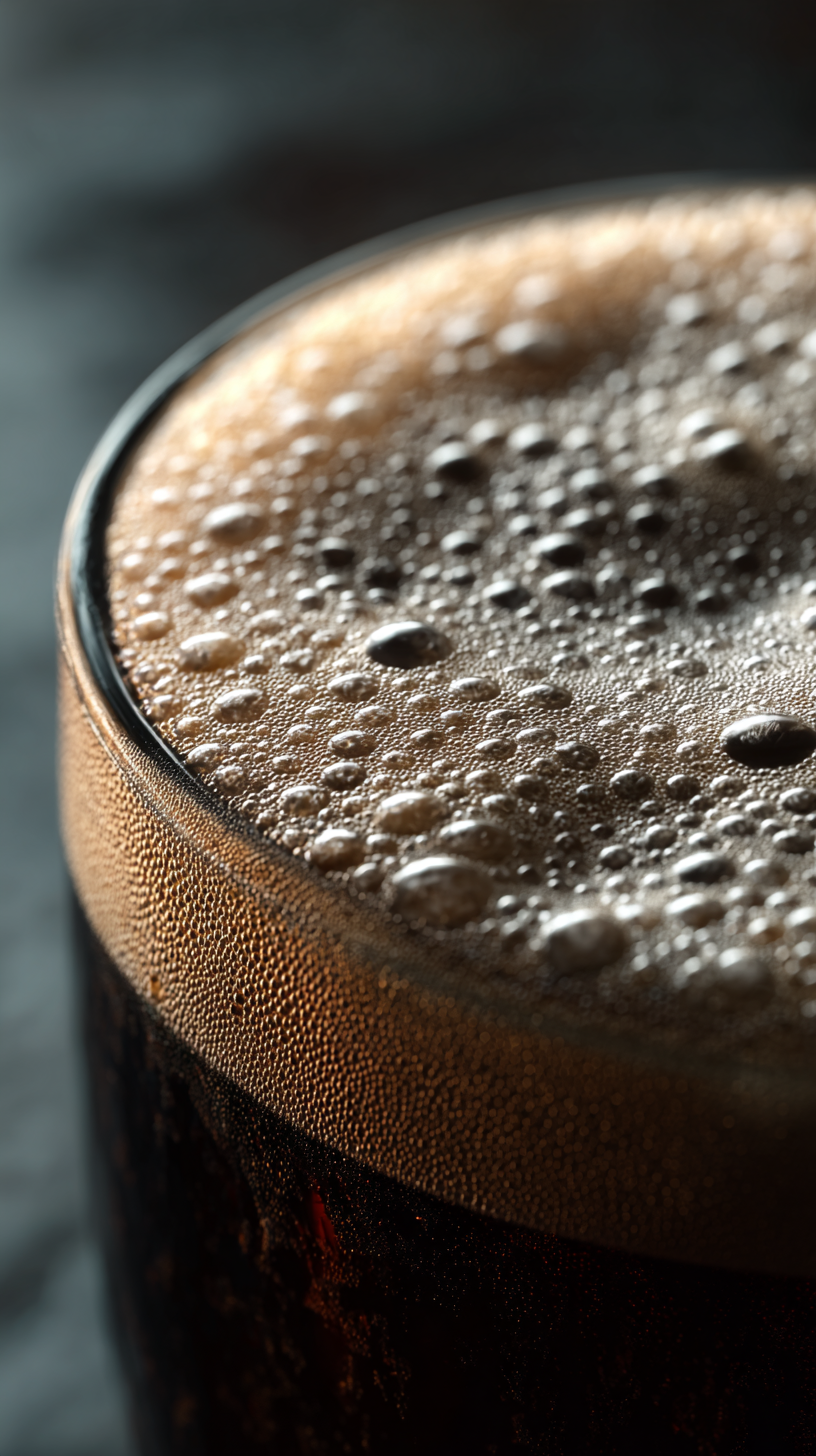 Foamy Coffee Close-Up