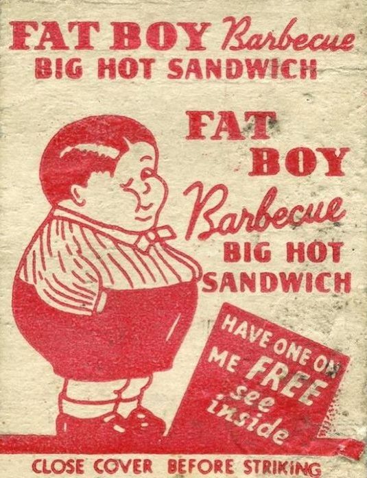 Fat Boy Barbecue Sandwich Ad