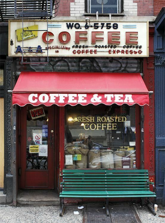Vintage Coffee Shop Awning