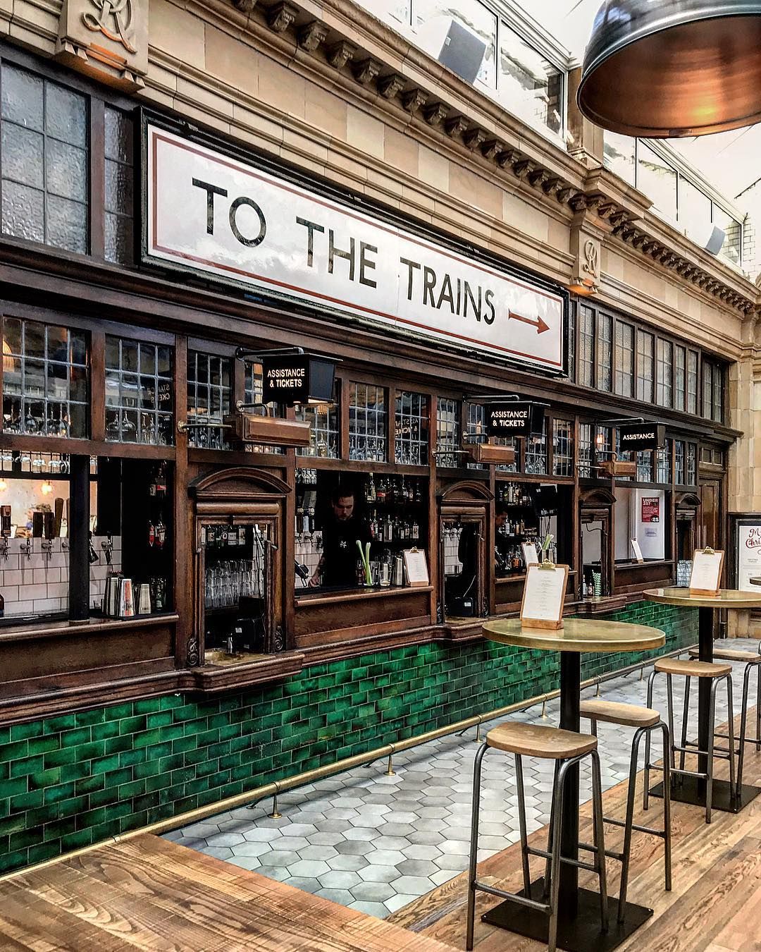 Vintage Train Station Bar