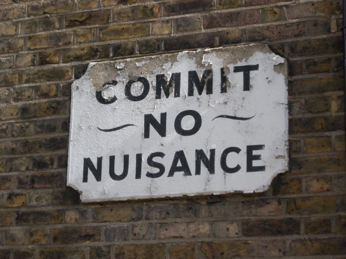 Commit No Nuisance Sign