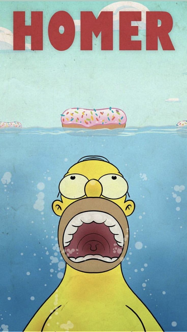 Homer Simpson in Water