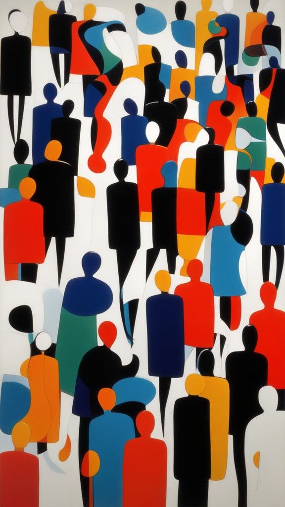 Abstract Human Silhouettes
