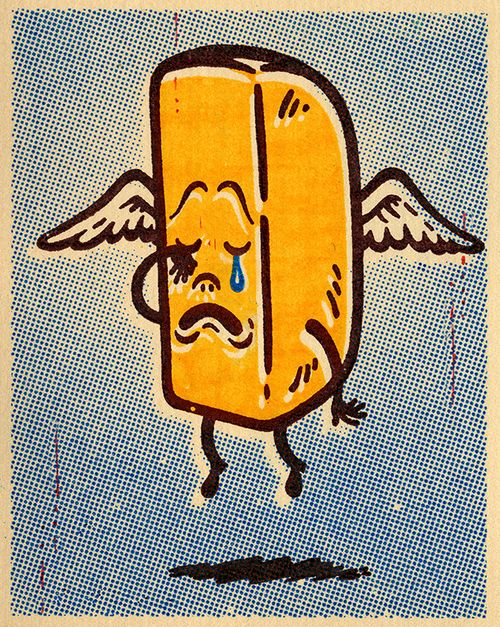 Crying Angel Ice Cream Cone