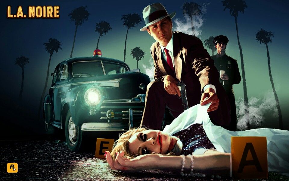 Vintage Crime Scene